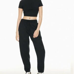 TNA Black Sweatfleece Boyfriend sweatpants